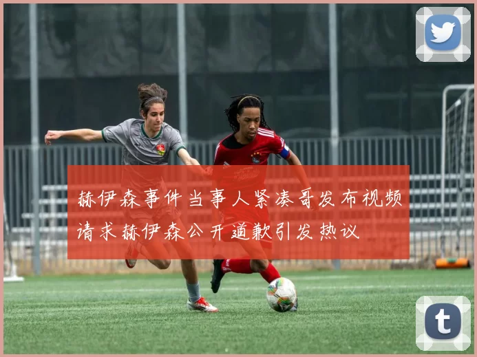 赫伊森事件当事人紧凑哥发布视频请求赫伊森公开道歉引发热议
