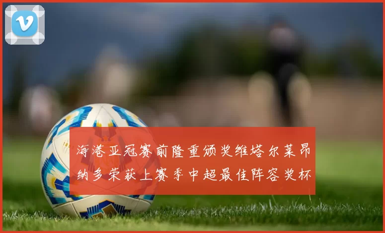 海港亚冠赛前隆重颁奖维塔尔莱昂纳多荣获上赛季中超最佳阵容奖杯