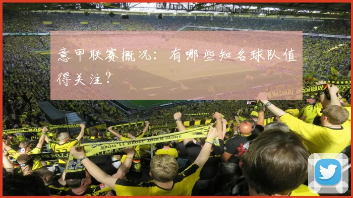 意甲联赛概况：有哪些知名球队值得关注？